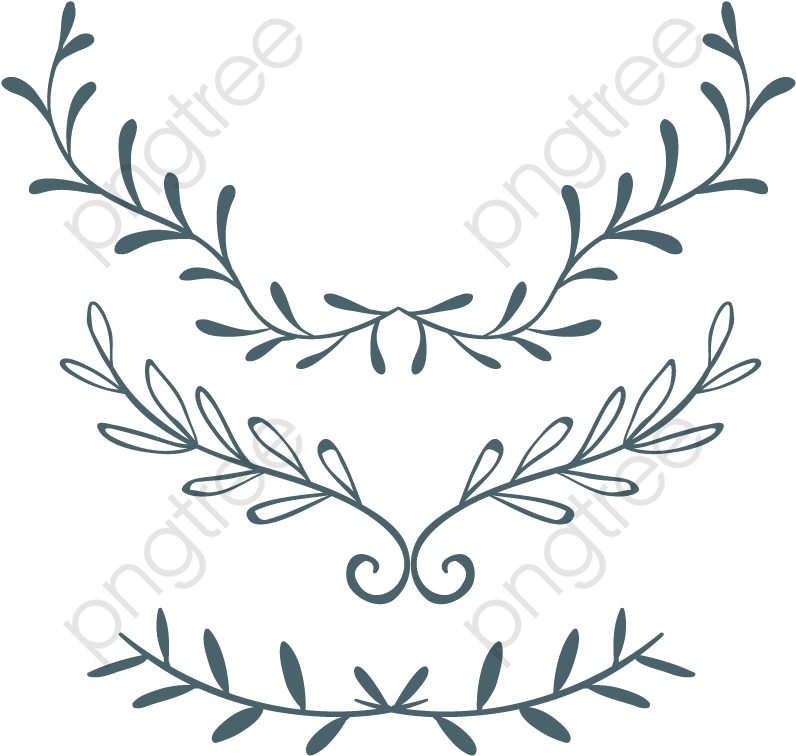 Download Olive Clipart Border - Веточки Пнг - ClipartKey