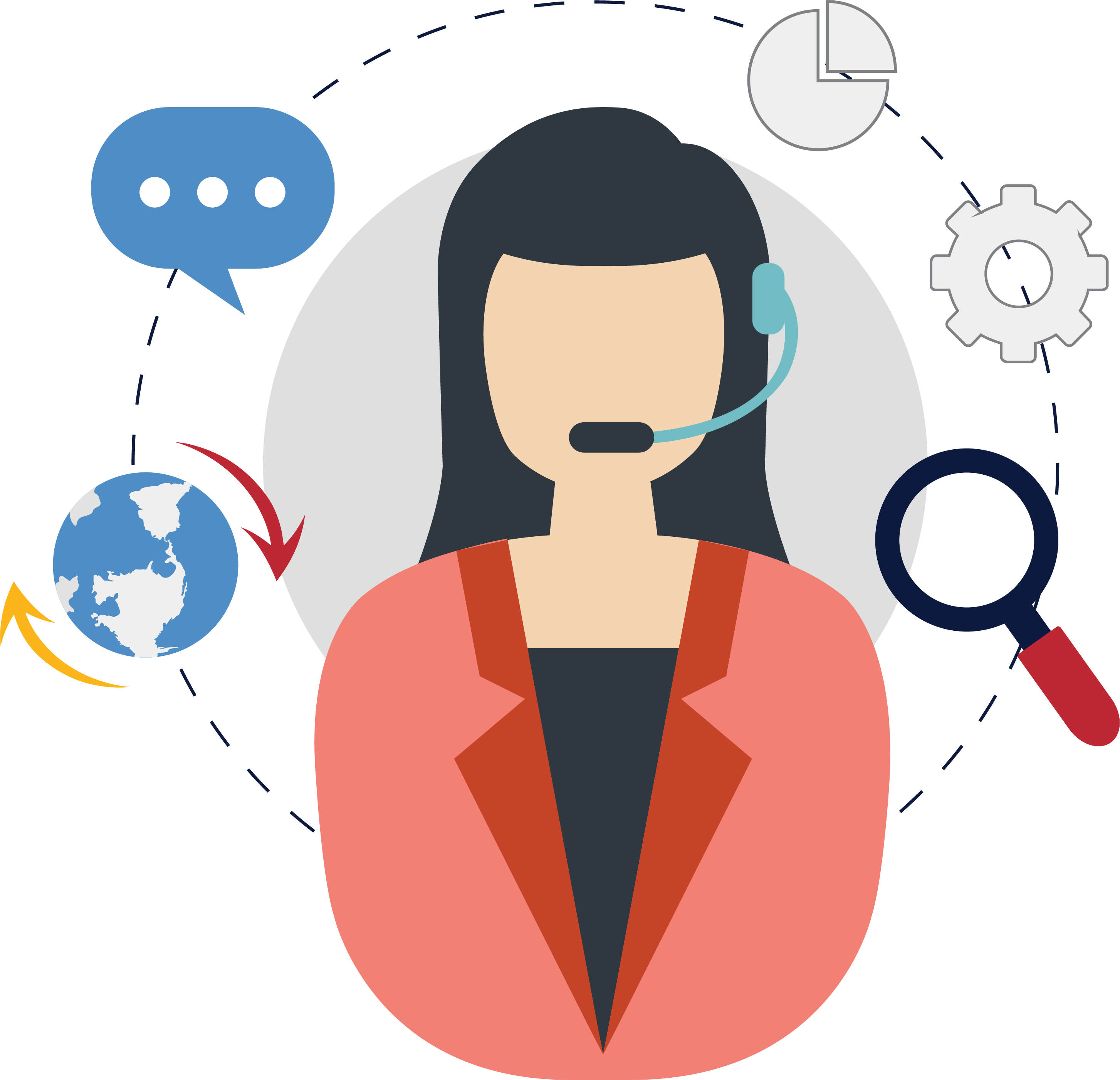 Download Clip Art Customer Service - Translation Graphic Design