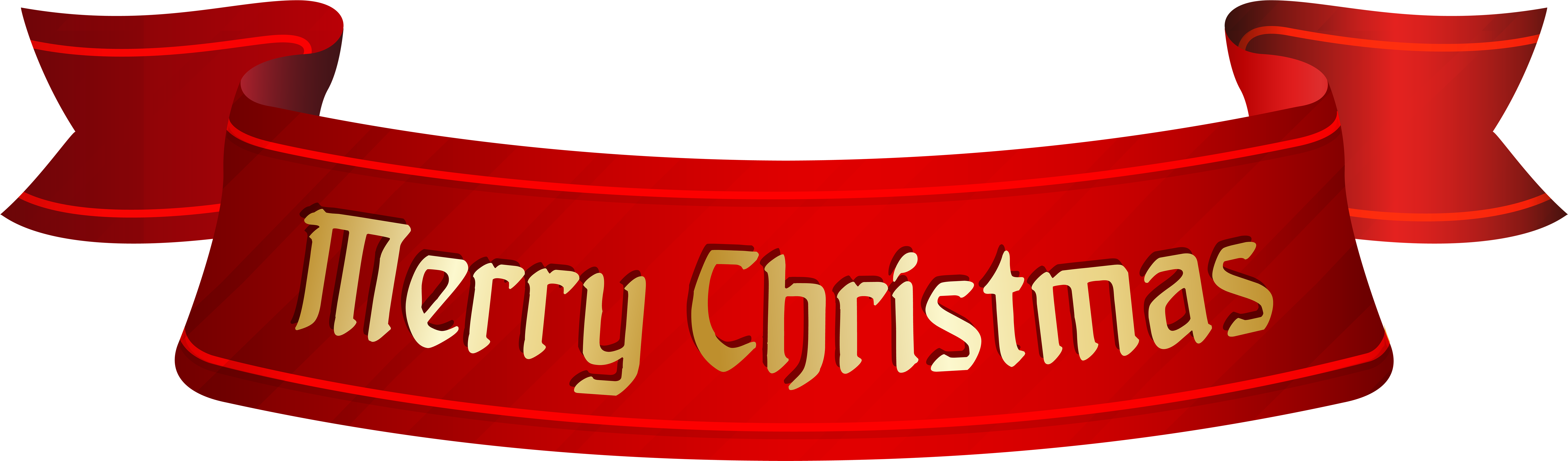 Download Merry Christmas Banner Transparent Clipart , Png Download
