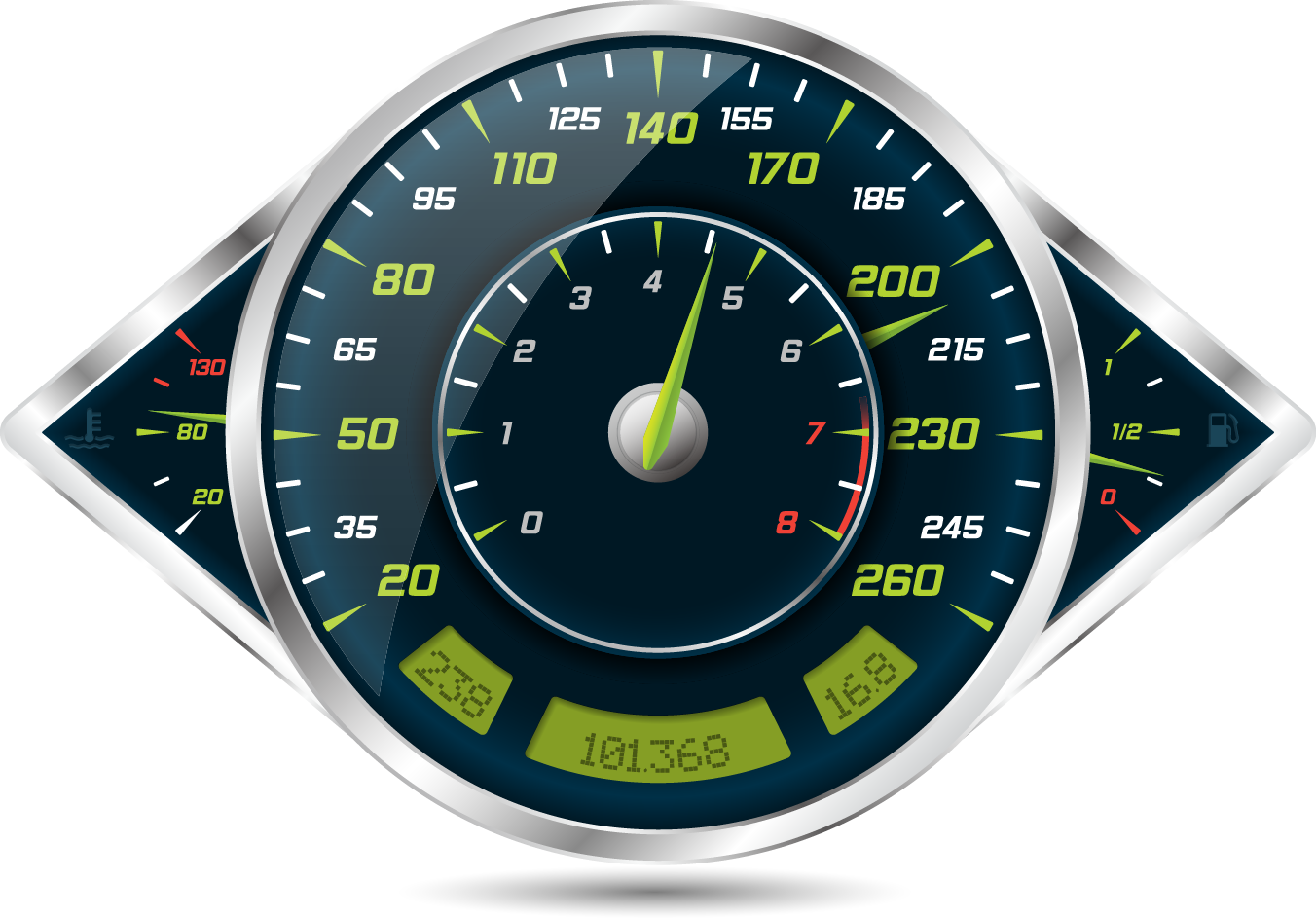 Download Car Gauge Euclidean Odometer Speedometer Icon ClipartKey