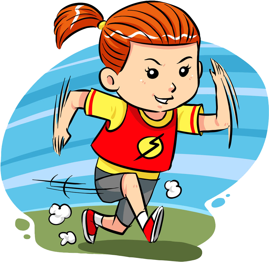 Download Movement Clipart Running Man Girl Running Fast Clipart