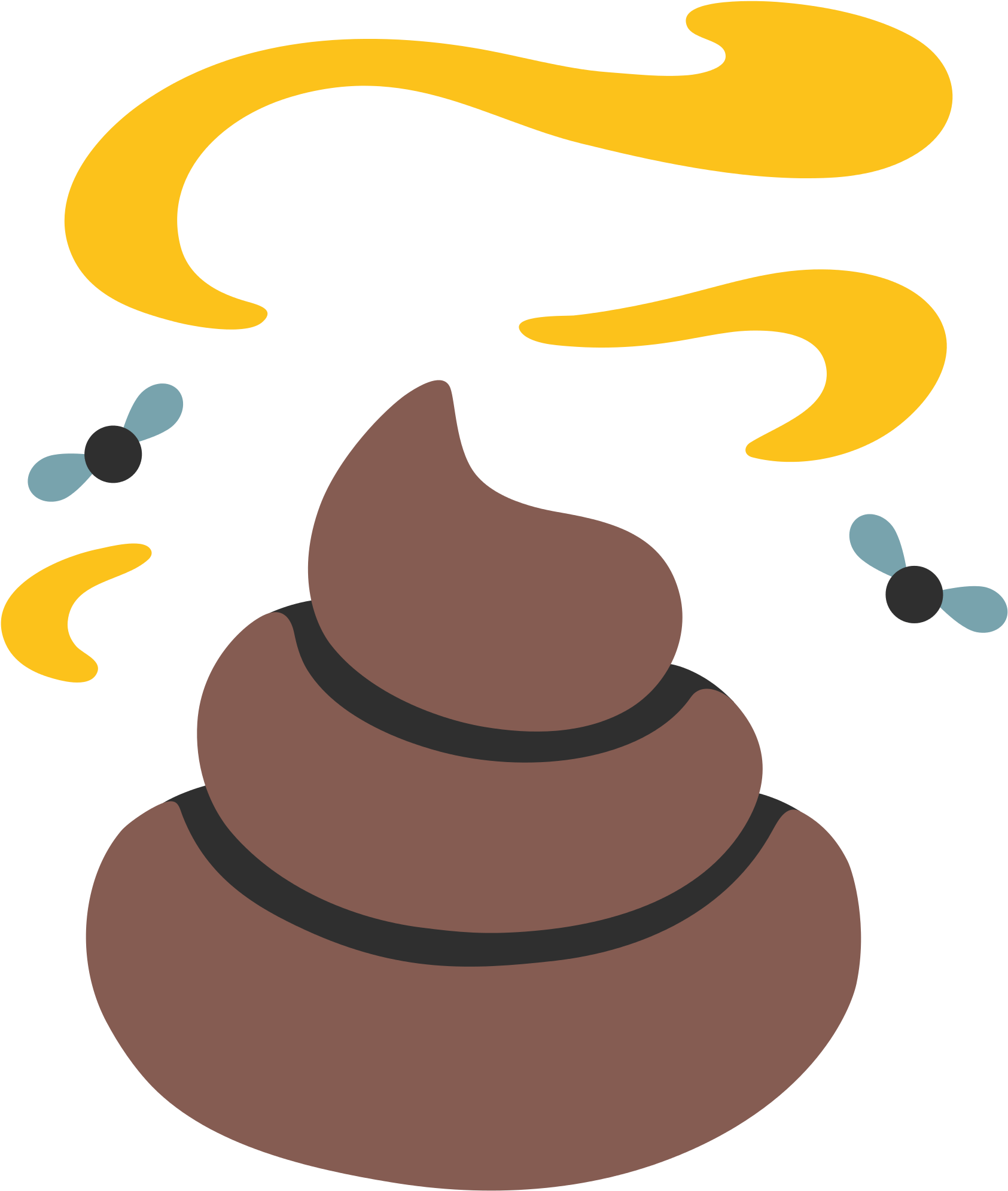 download-poop-emoji-without-face-clipartkey