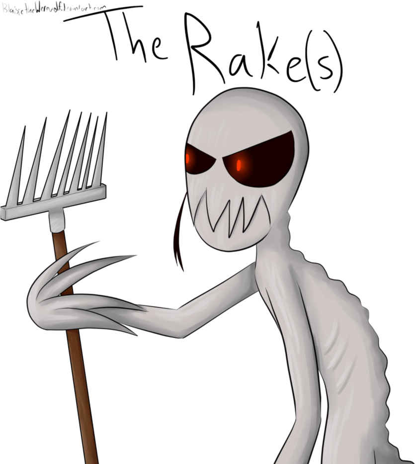 Download Rake Drawing Creepypasta - Creepypasta Chibi Rake - ClipartKey