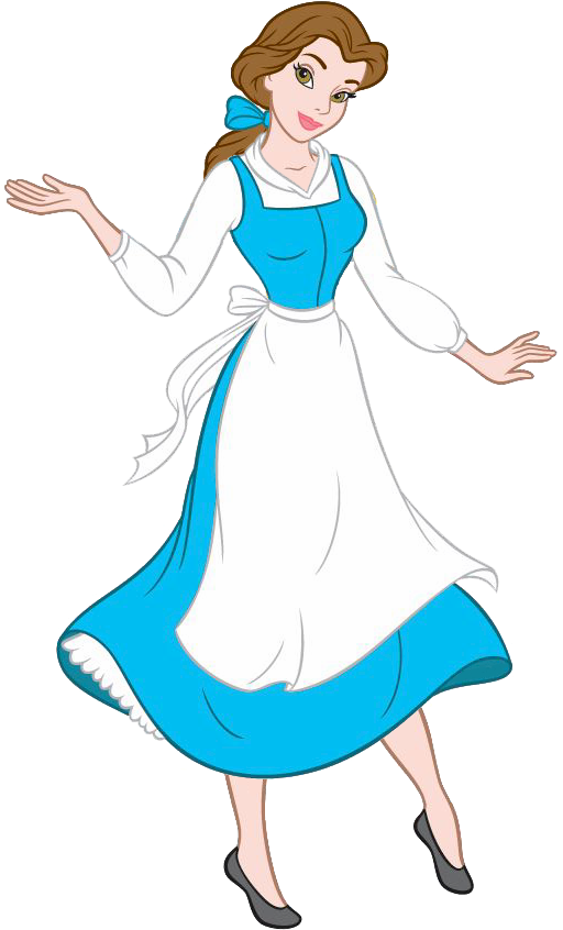 Download Peasant Belle Disney Belle Blue Dress Png ClipartKey