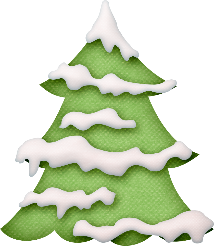 Download Transparent Winter Tree Clipart Christmas Tree With Snow