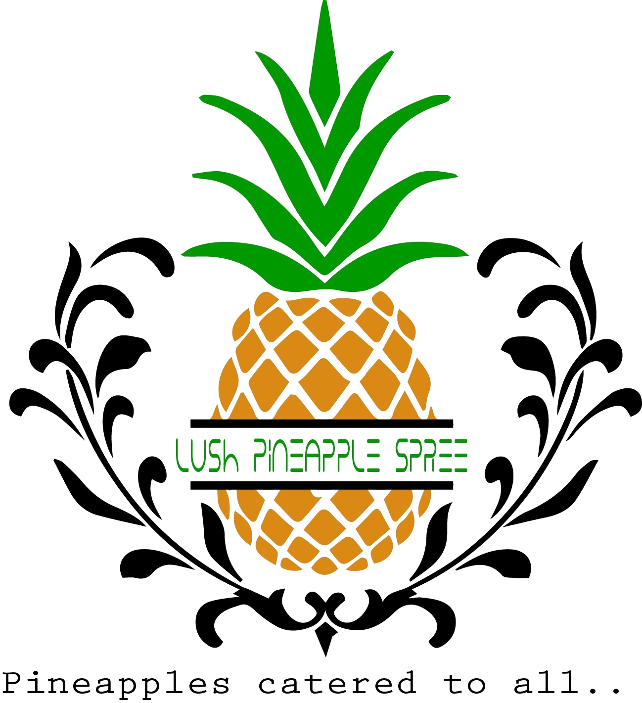 download-lush-pineapple-spree-coloring-pages-of-pineapples-clipartkey