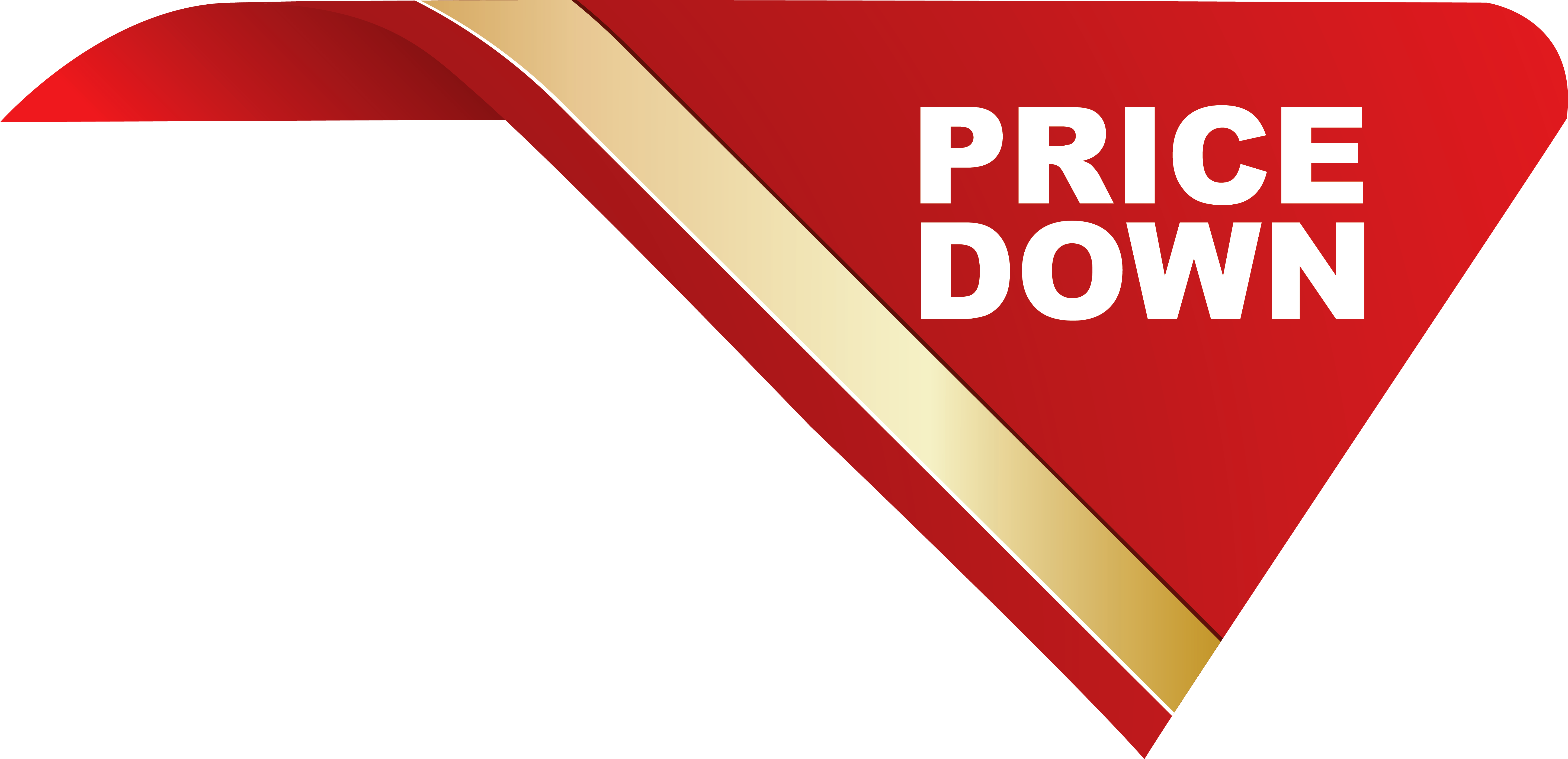Download Price Down Corner Sticker Png Clipart Image - Price Down Png ...