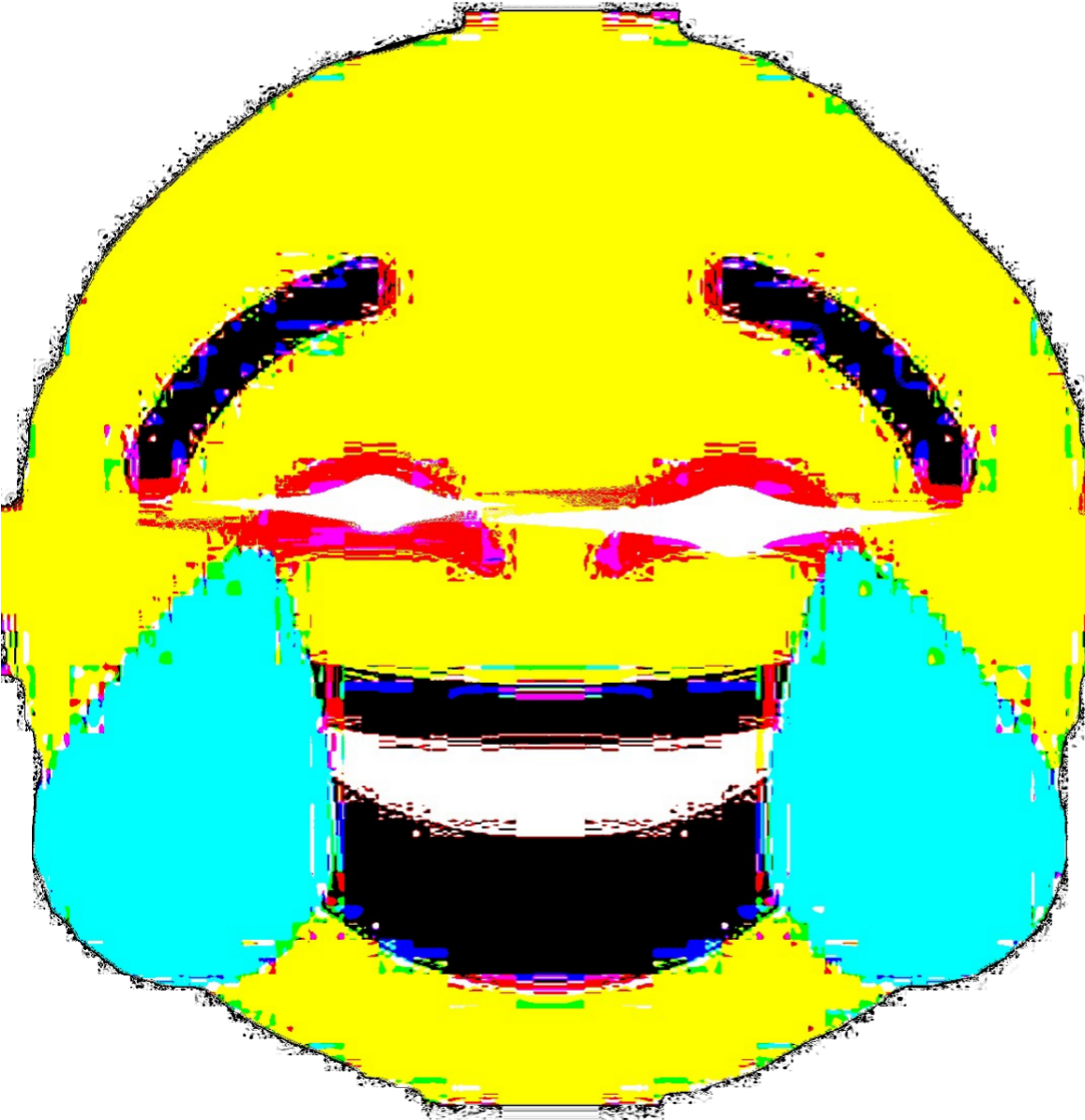 Download Deep Fried Joy Emoji , Transparent Cartoons - Laughing Crying