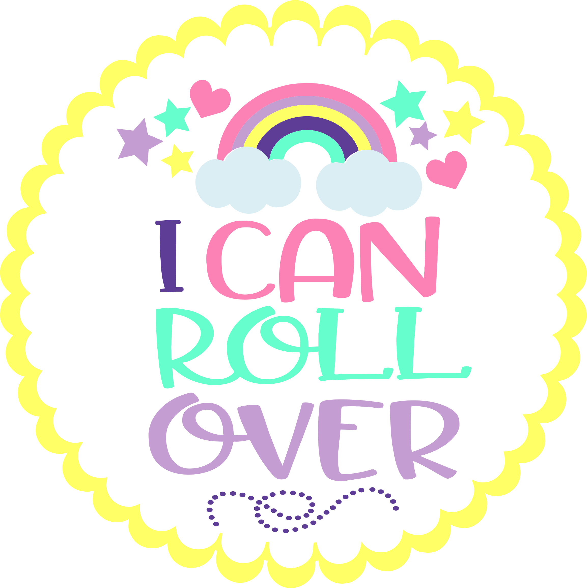 Download Transparent 1st Birthday Clipart - Circle - ClipartKey