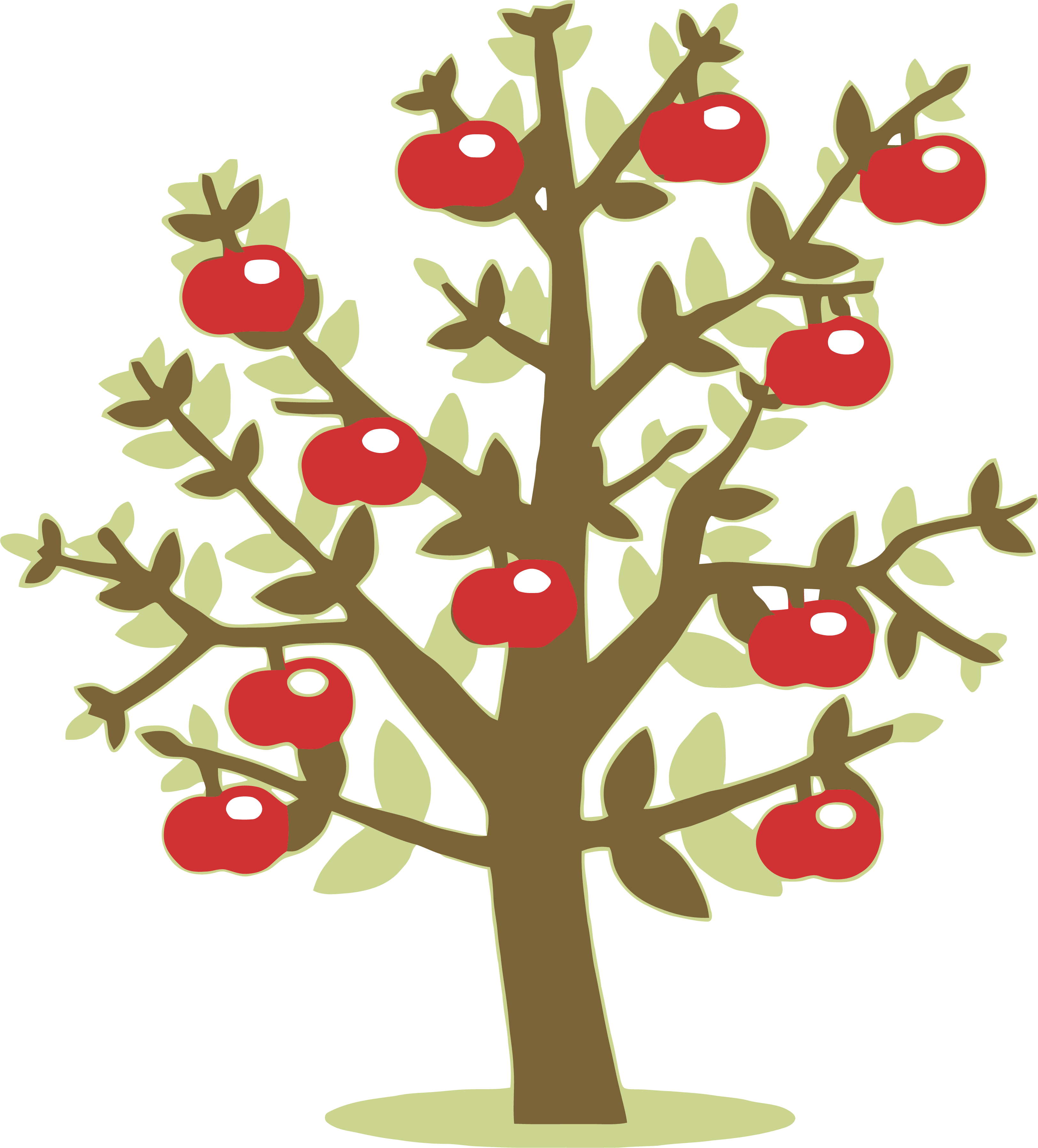 Download Green Tree Clipart Png Apple Tree Clipart Transparent Bg