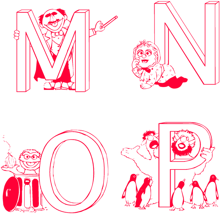 Download Sesame Street Printable Alphabet Cards ClipartKey
