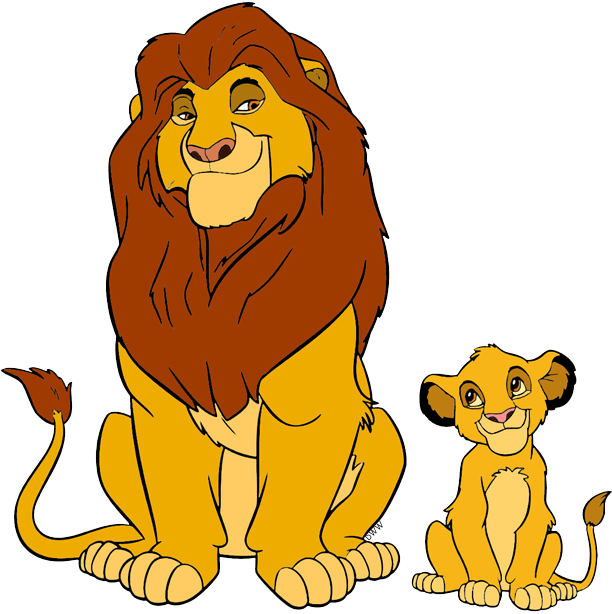 Download Disney Father Mufasa And Simba Clipart ClipartKey