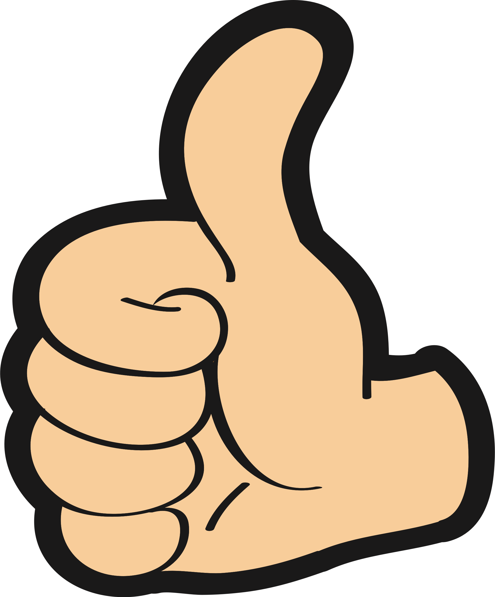 Download Thumb,artwork,hand - Thumbs Up Clipart Png - ClipartKey