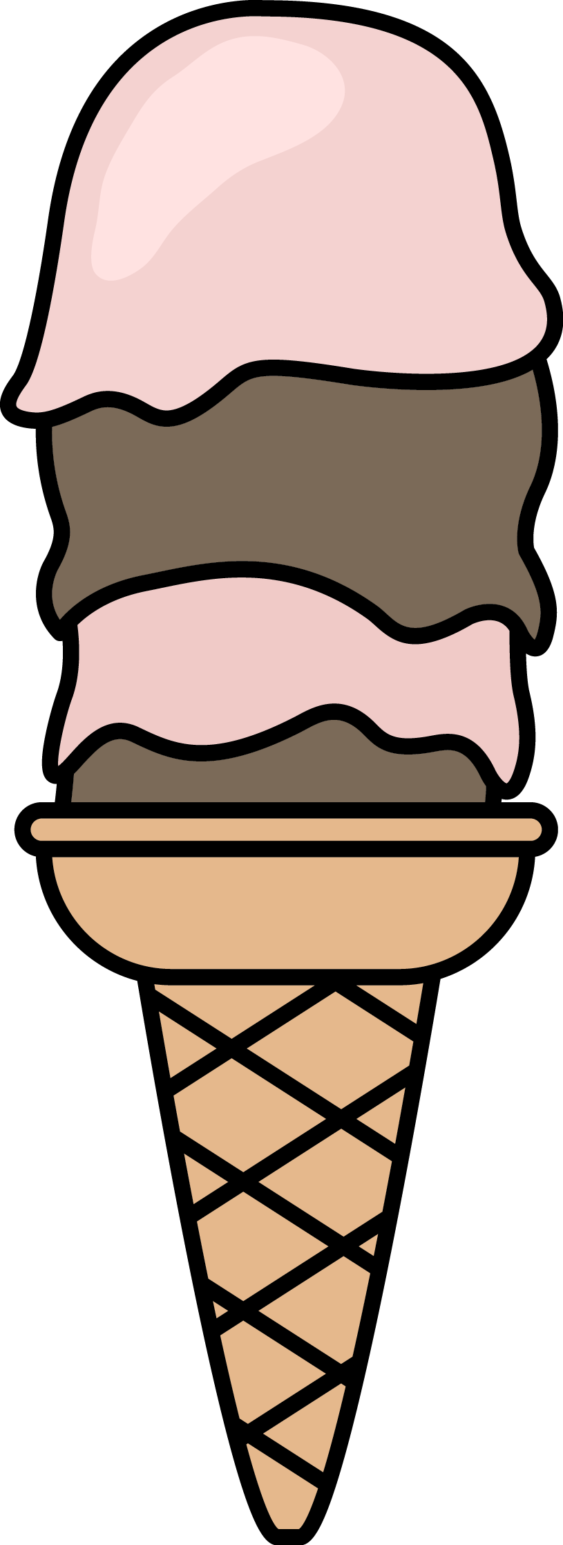 Download Desserts Clipart Jelly Ice Cream Ice Cream Line Transparent