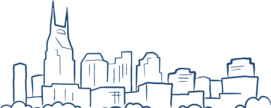 Download Skyline Clipart Nashville Skyline - Nashville Skyline Line Art