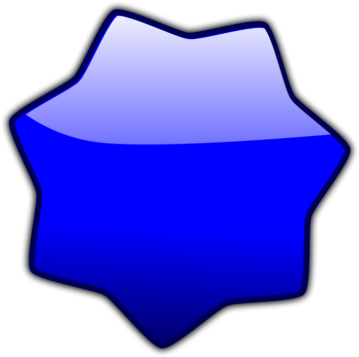 Download Bintang Vektor Warna Biru - ClipartKey