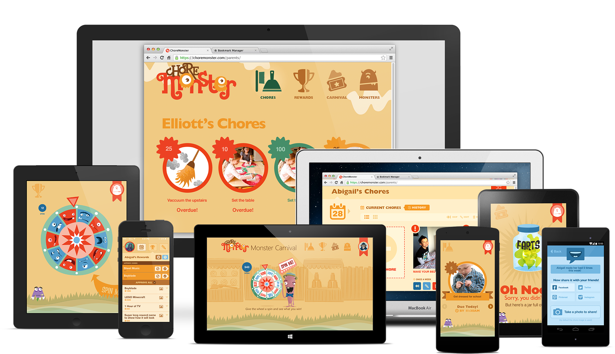 Download Choremonster - Choremonster App - ClipartKey