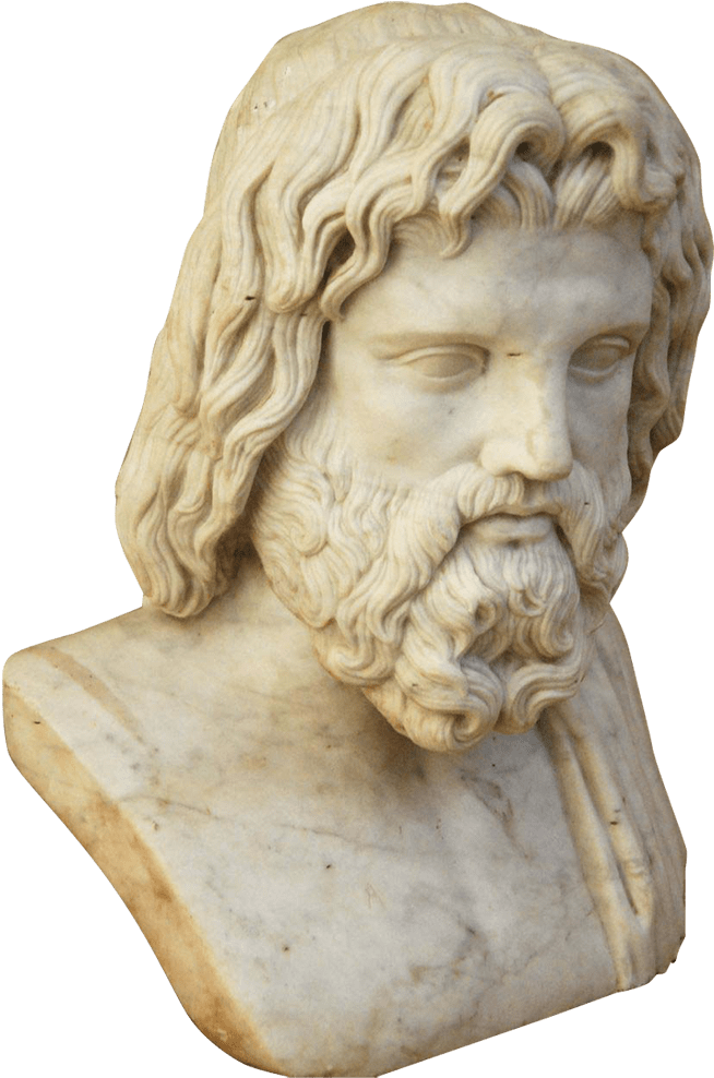 Download Zeus Bust - Transparent Zeus Png - ClipartKey