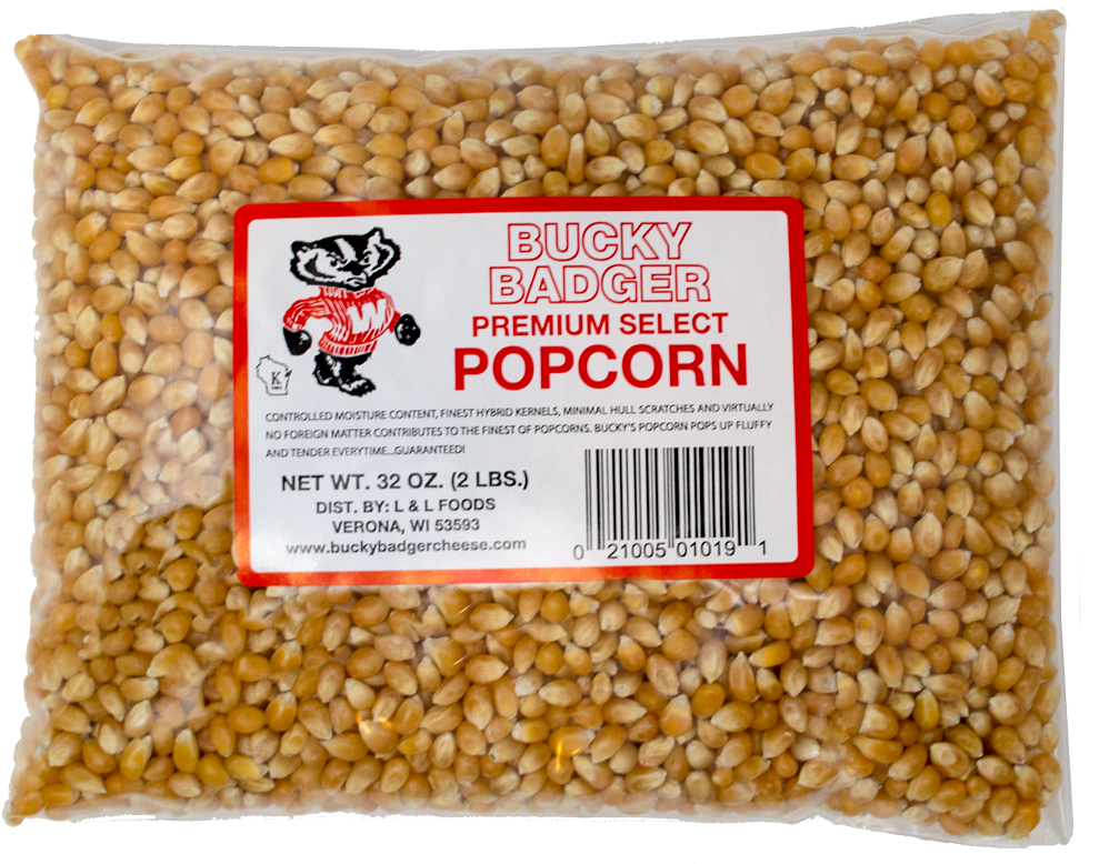 Download Bucky Badger Gourmet White Popcorn Kernels Popcorn Kernels