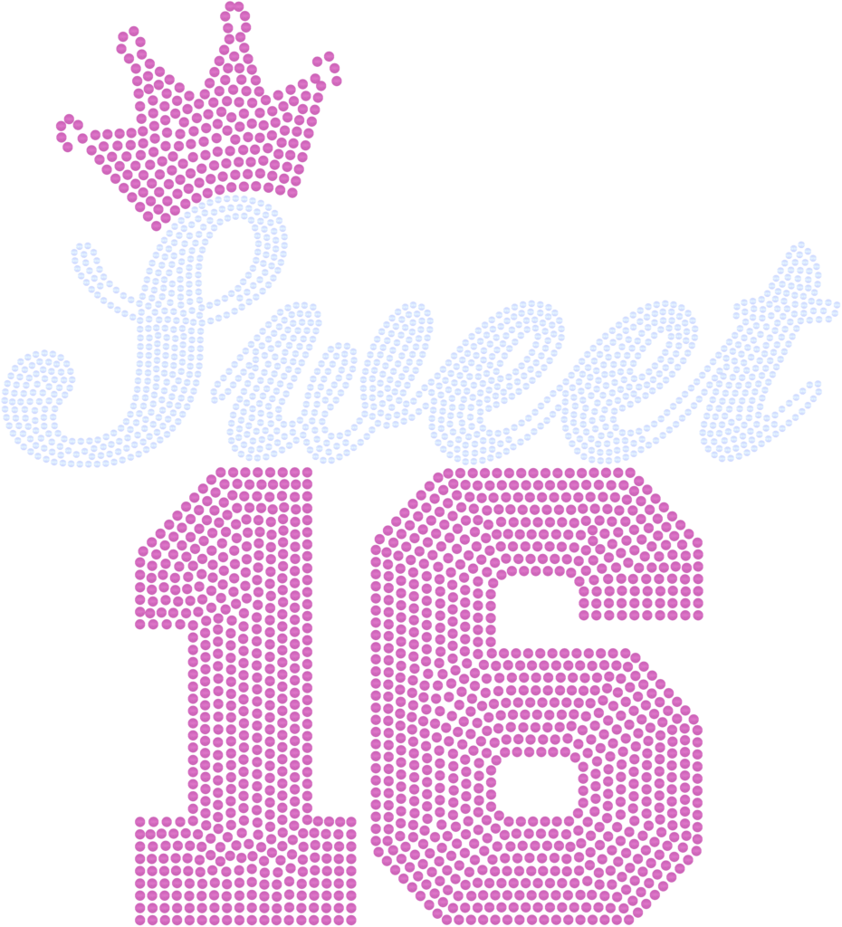 Download Clip Art - Sweet 16 Png - ClipartKey