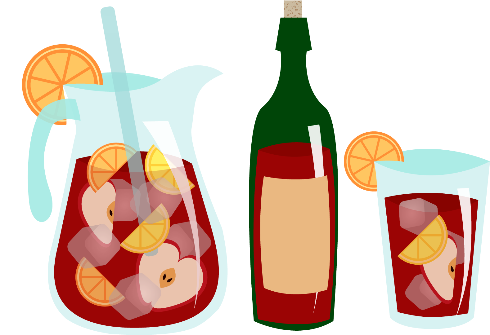 Download Transparent Wine Emoji Png Sangria Clipart ClipartKey