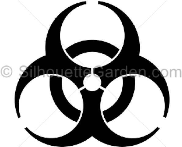 Download Transparent Biohazard Symbol - ClipartKey
