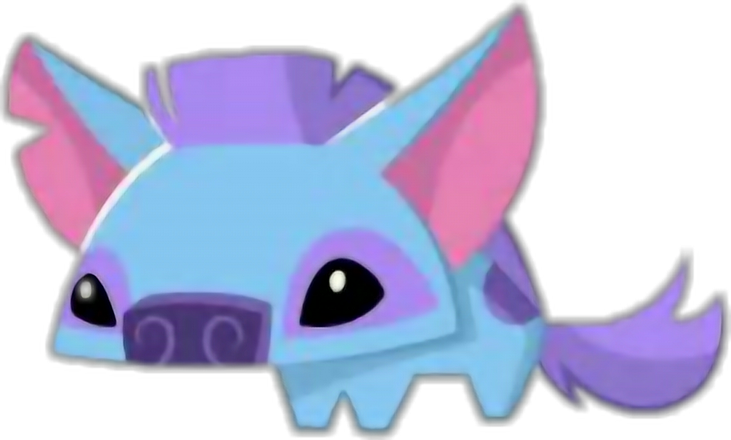 Download Cute Animal Jam Hyena Sticker - ClipartKey