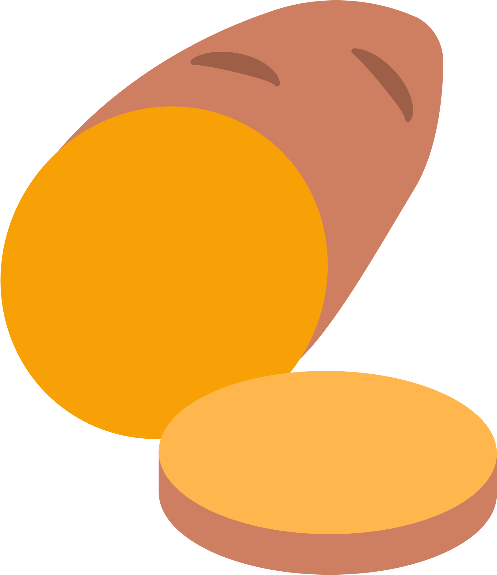 Download Transparent Pill Clipart Black And White Sweet Potato Emoji