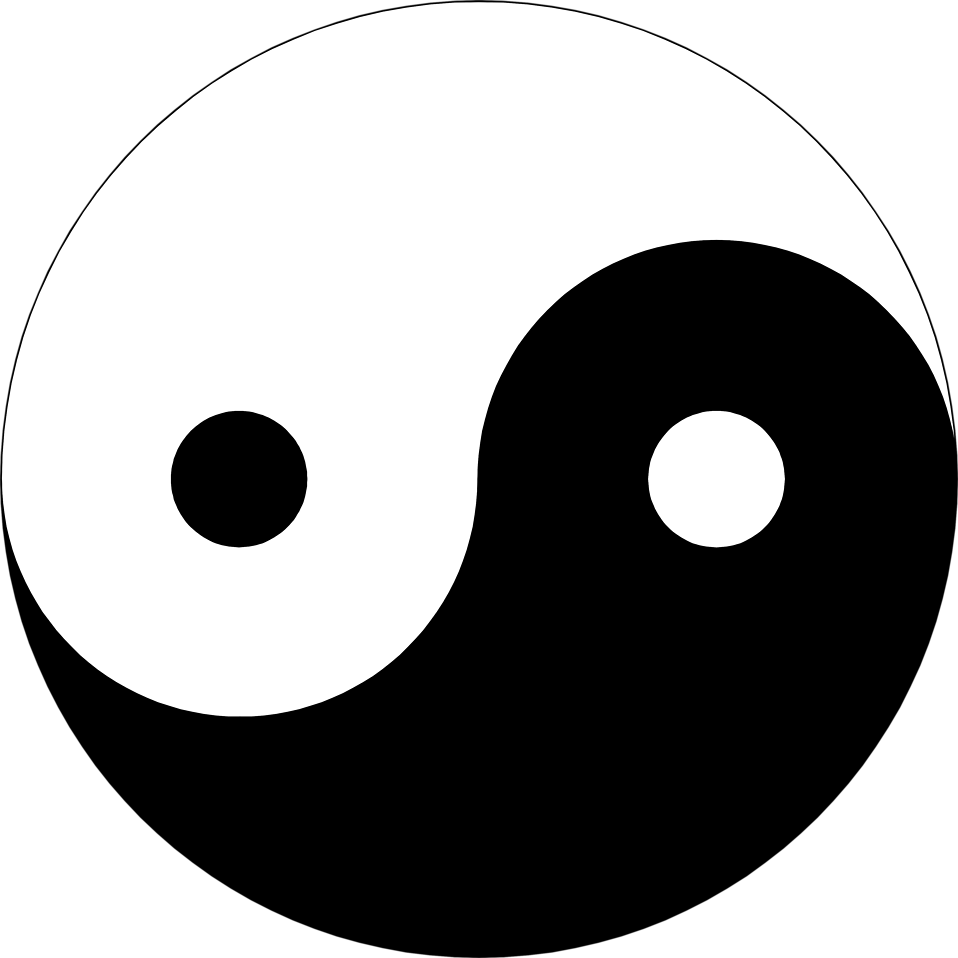 Download Free Stock Photo - Yin Yang Plus Minus - ClipartKey