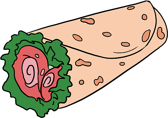 Download How To Draw Burrito Easy To Draw Burrito Clipartkey