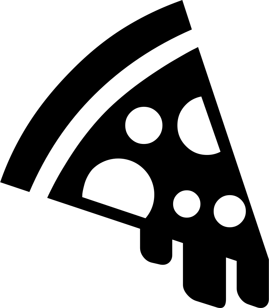 Download Black Icon Pizza Png Pizza Clipart Png Black ClipartKey