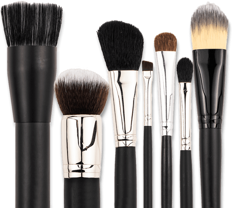 Download Transparent Makeup Brushes Png - Makeup Brushes - ClipartKey