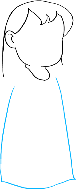 Download How To Draw Lilo From Lilo And Stitch - Sketch - ClipartKey