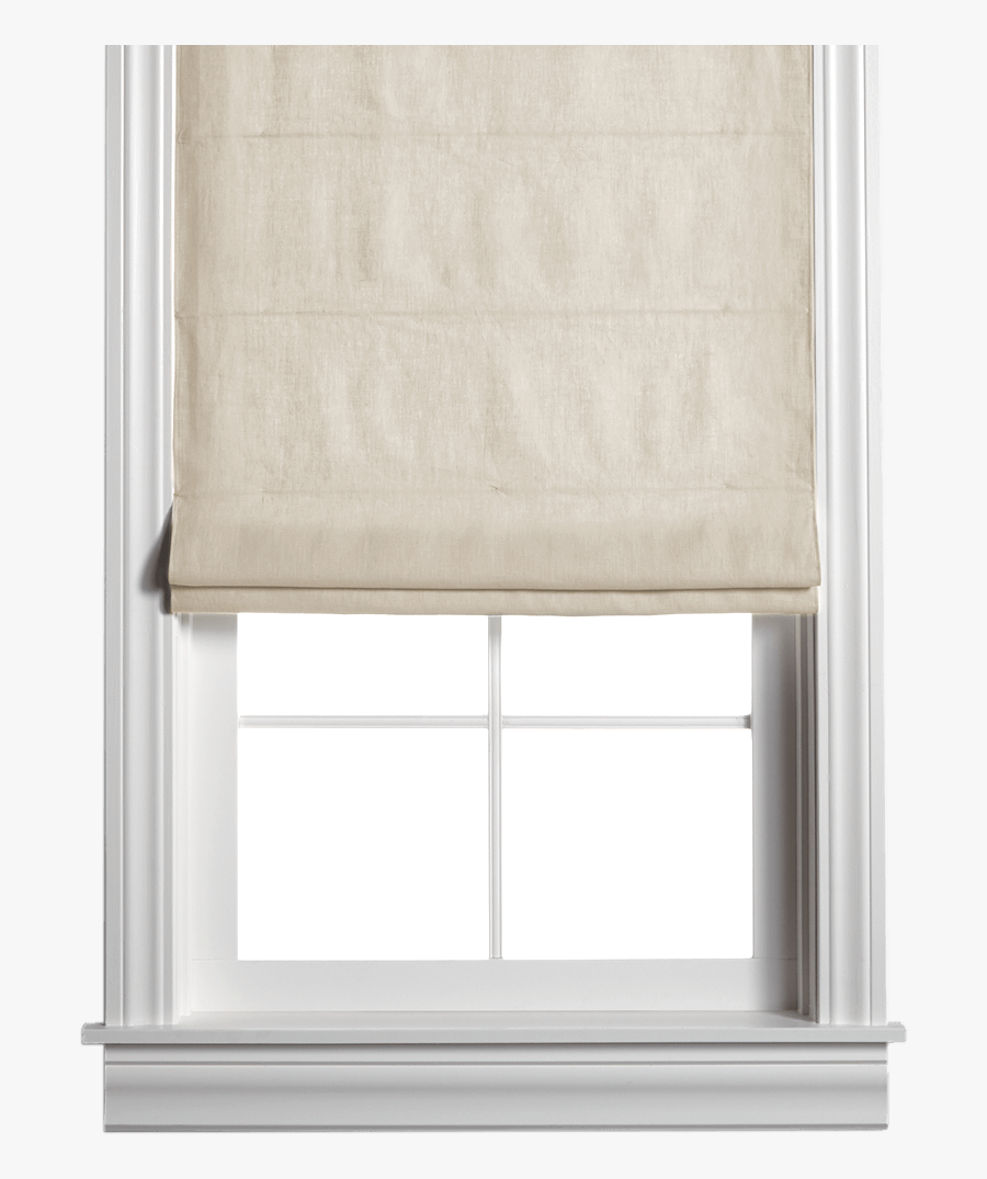 Clip Art Washed Belgian Linen Roman - Black Linen Roman Shades, Transparent Clipart