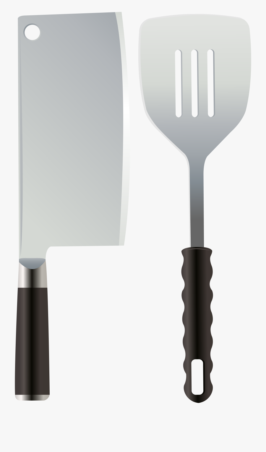 Kitchen Knife And Spatula Png Clip Art - Spatula Png, Transparent Clipart