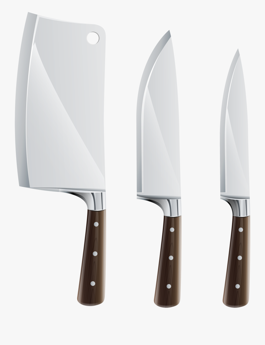 Kitchen Knife Set Png Clipart - Knives Clipart Png, Transparent Clipart
