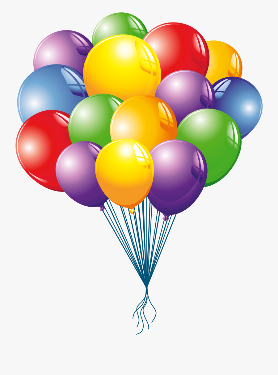Top 63 Balloons Clip Art - Bunch Of Balloons Clipart, Transparent Clipart