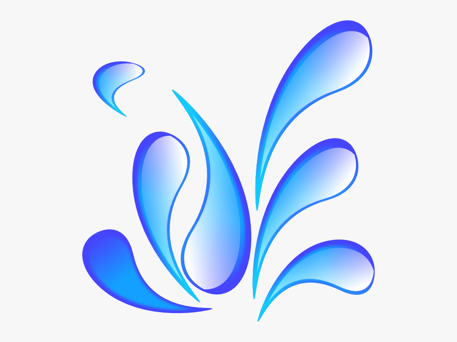 Large Blue Drops Clip Art At Clker - Water Drops Clipart Png, Transparent Clipart