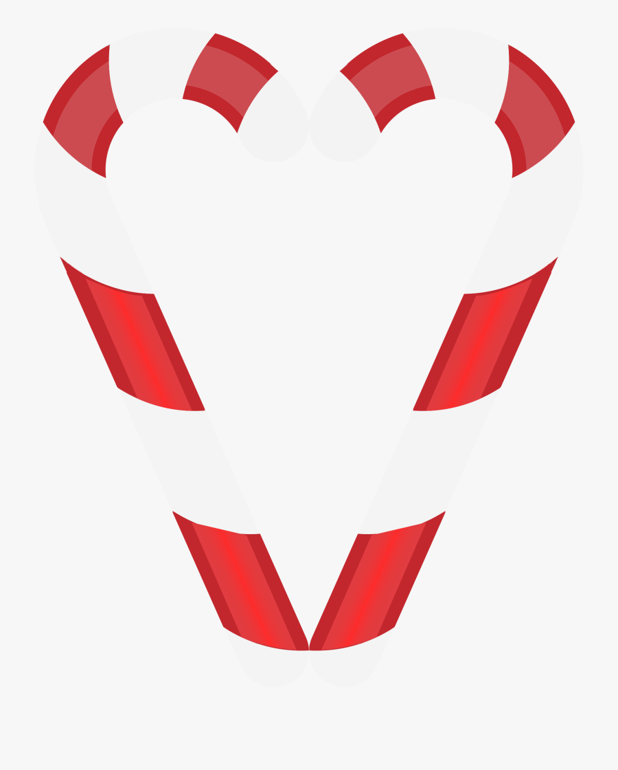 December Clipart Candy Cane - Candy Cane, Transparent Clipart
