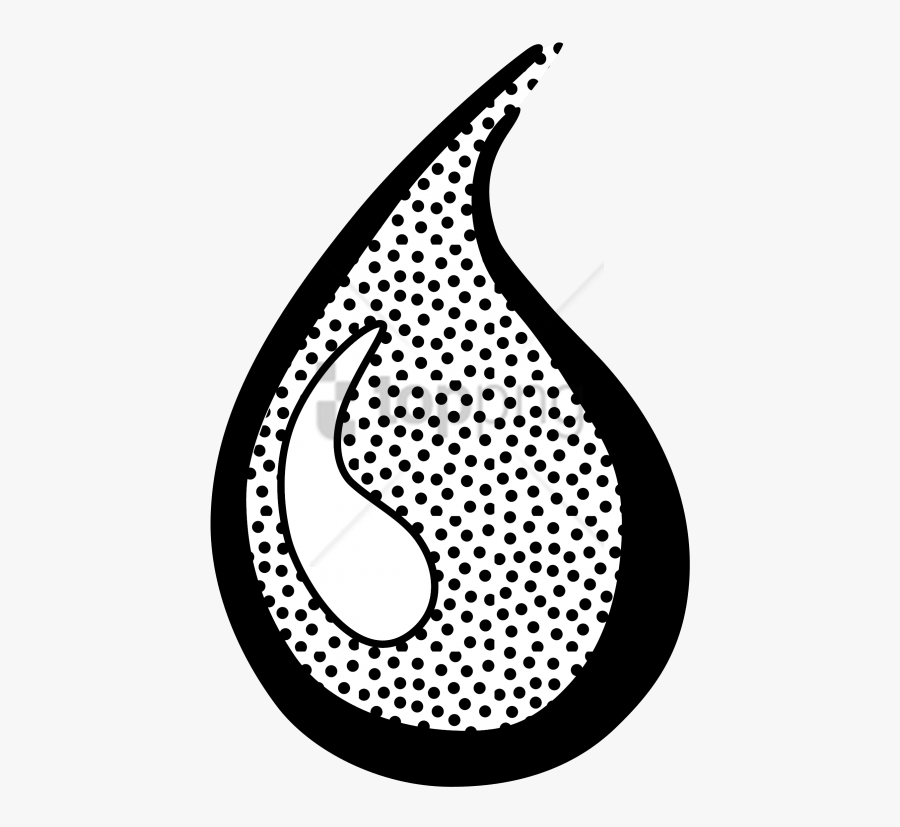 Water Droplet Clipart Drawn - Drop Of Water Drawn, Transparent Clipart