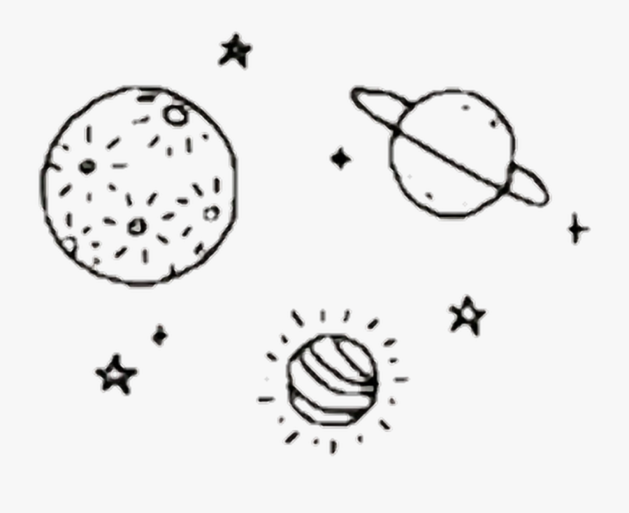Jpg Transparent Stock Planets Free On Dumielauxepices - Aesthetic Black And White Png, Transparent Clipart