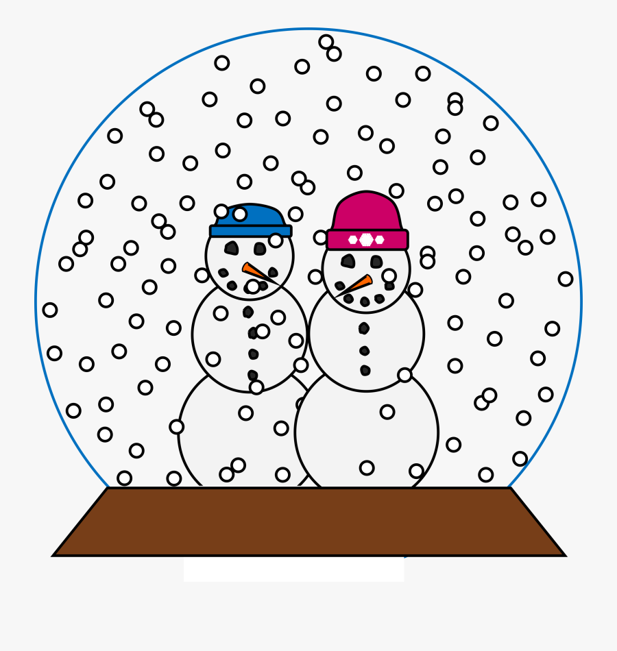 Snow Couple Clip Art, Transparent Clipart