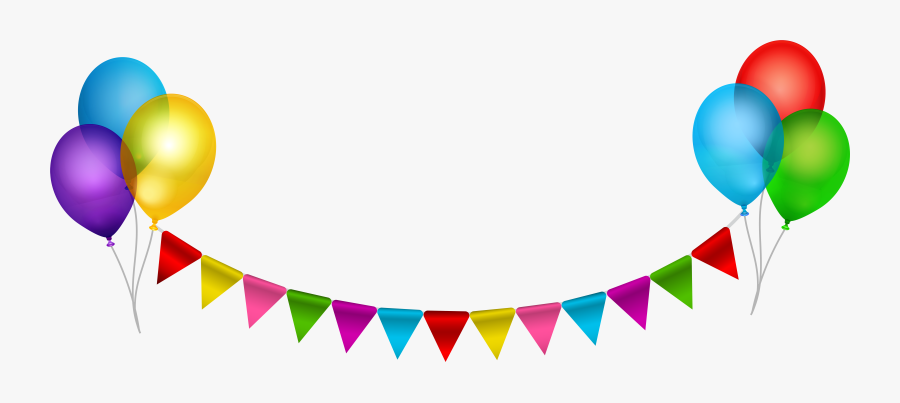 Download Balloon Clip Art - Party Streamers Transparent Background, Transparent Clipart