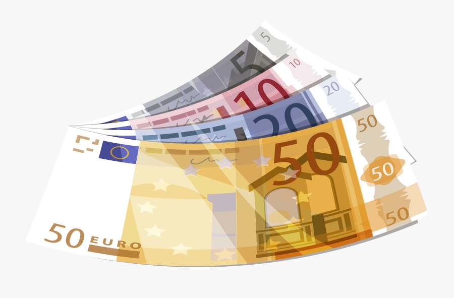 Money Flying Out The Window Clipart - Euro Png, Transparent Clipart