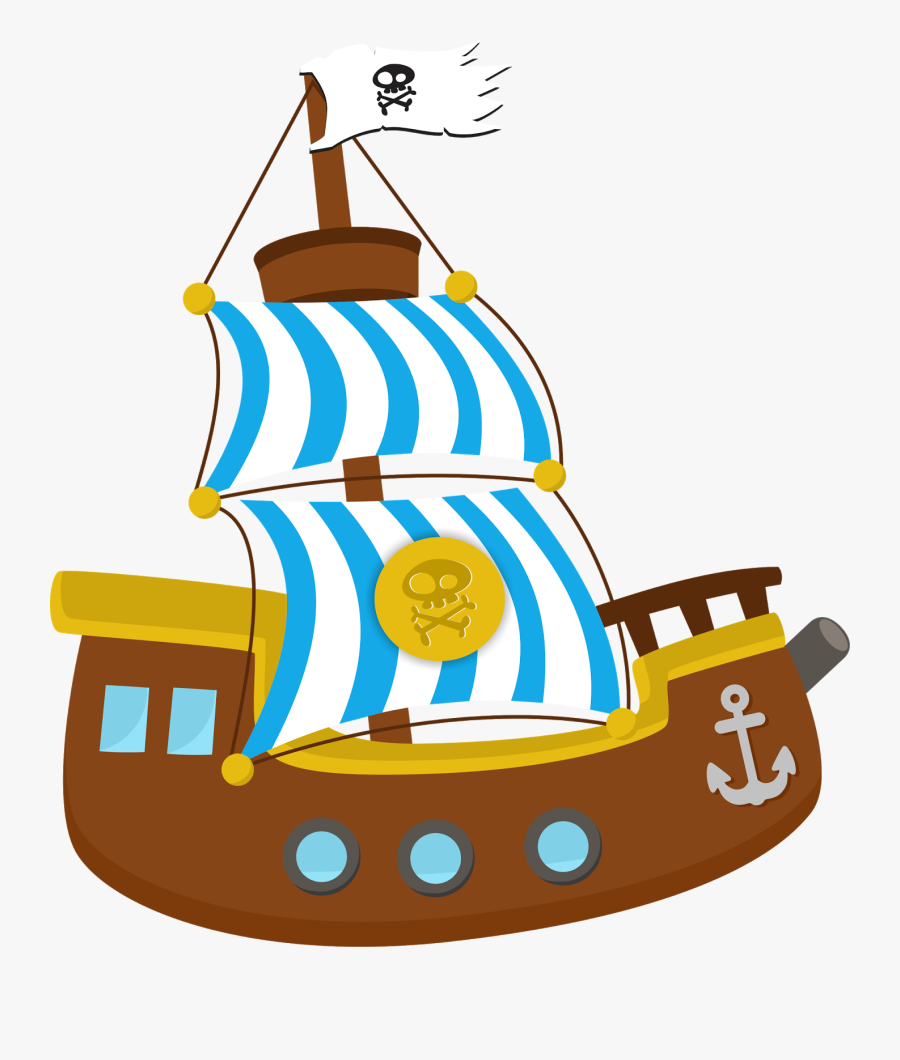 Pirate Ship Clipart Printable - Jake Y Los Piratas De Nunca Jamás Barco, Transparent Clipart