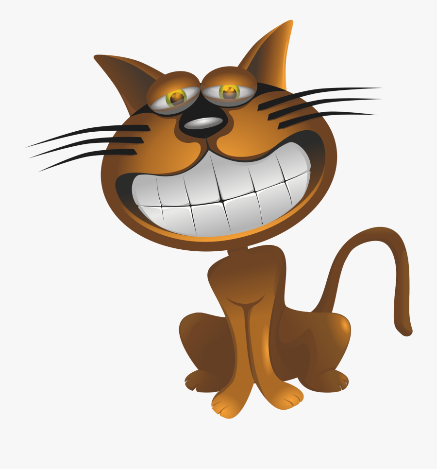 Teeth Clipart Cat - Smile, Transparent Clipart
