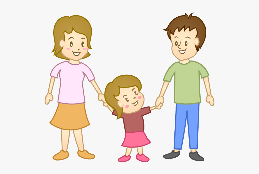 Thumb Image - Child And Parents Clipart, Transparent Clipart