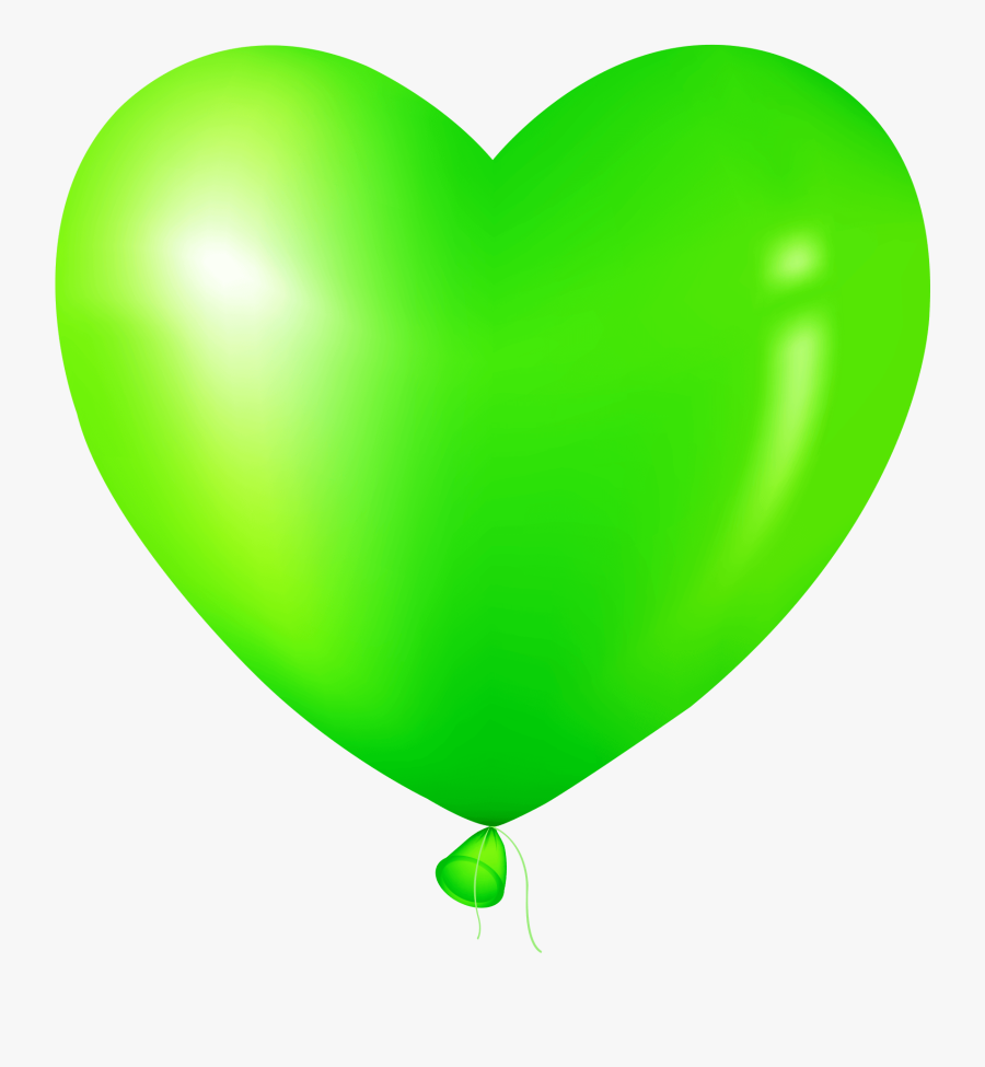 Green Heart Balloon Clipart Png Image Free Download - Green Love Balloon Clipart, Transparent Clipart