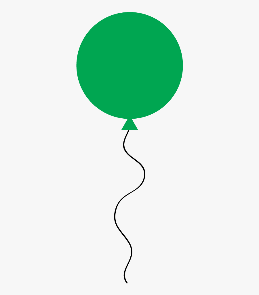 Green - Balloon - Clipart - Yellow And Green Balloon Clipart, Transparent Clipart