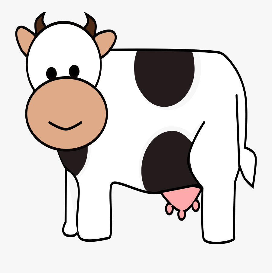 Free To Use Public Domain Cow Clip Art - Historia Del Raton Y La Vaca, Transparent Clipart